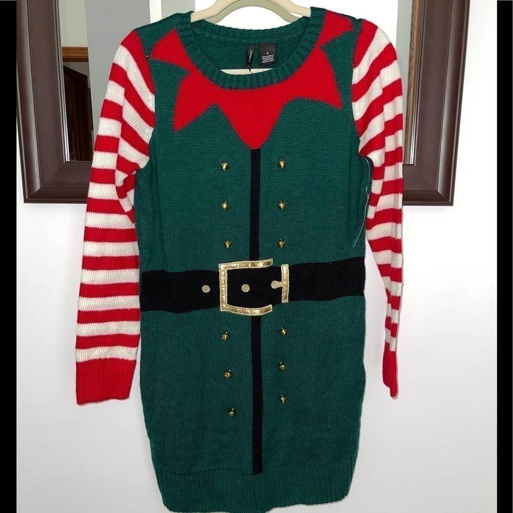 NWT New Directions Holiday Tunic Sweater Size Small